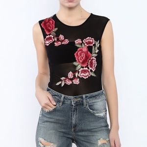 Black Rose Bodysuit